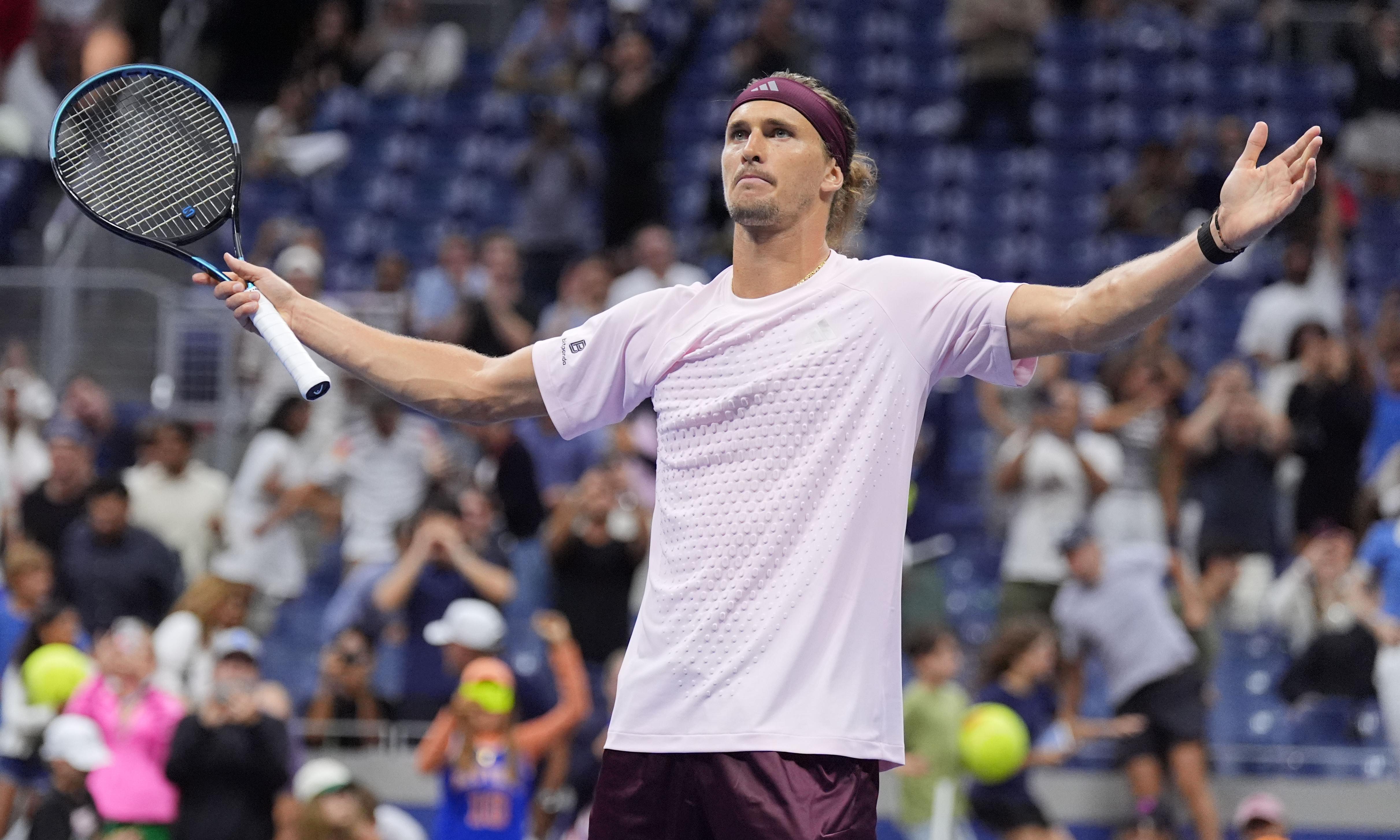 US Open 2026: Zverev از Sonego در پنج ست وحشی دوام می آورد تا به دور دوم برسد