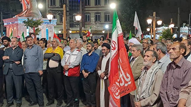 روایتی از دلدادگی مردم انقلابی خوی در ایستگاه مقاومت و ایستادگی + عکس