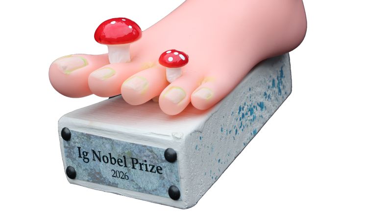 تحقیقات در مورد دمیدن بینی، دزدی آب نبات و ادرار بدون پاشیدن آب در جوایز Ig Nobel 2026 مورد تقدیر قرار گرفت.