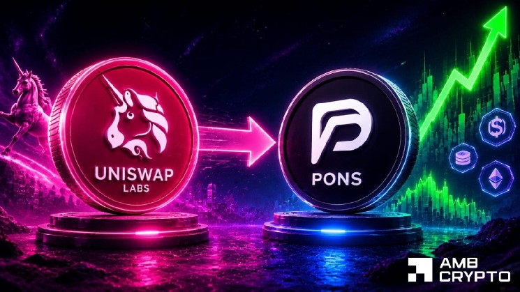 PONS پس از خرید Uniswap Labs 35 درصد افزایش یافت: آیا فصل بعدی DeFi است؟