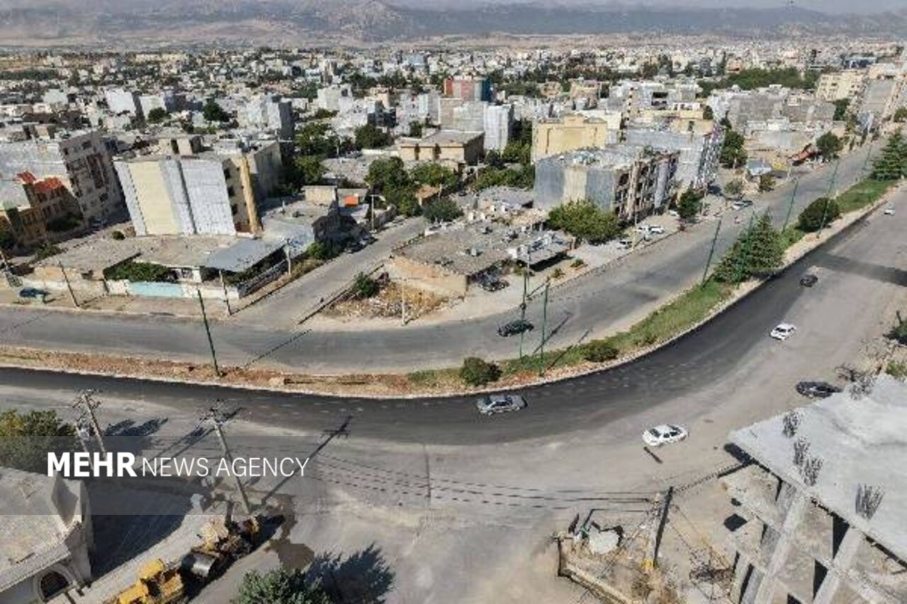 تعریض و اصلاح هندسی بلوار ابوذر یاسوج به پایان رسید