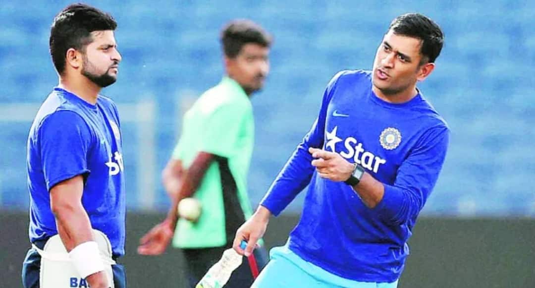 واکنش MS Dhonis هنگامی که Suresh Raina بازنشستگی خود را اعلام کرد