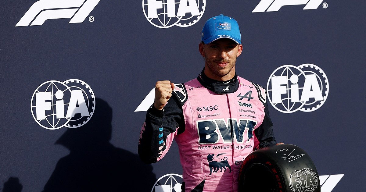 Pierre Gasly Alpine میدان F1 را با قطب دوشیزه در مونزا بیهوش می کند