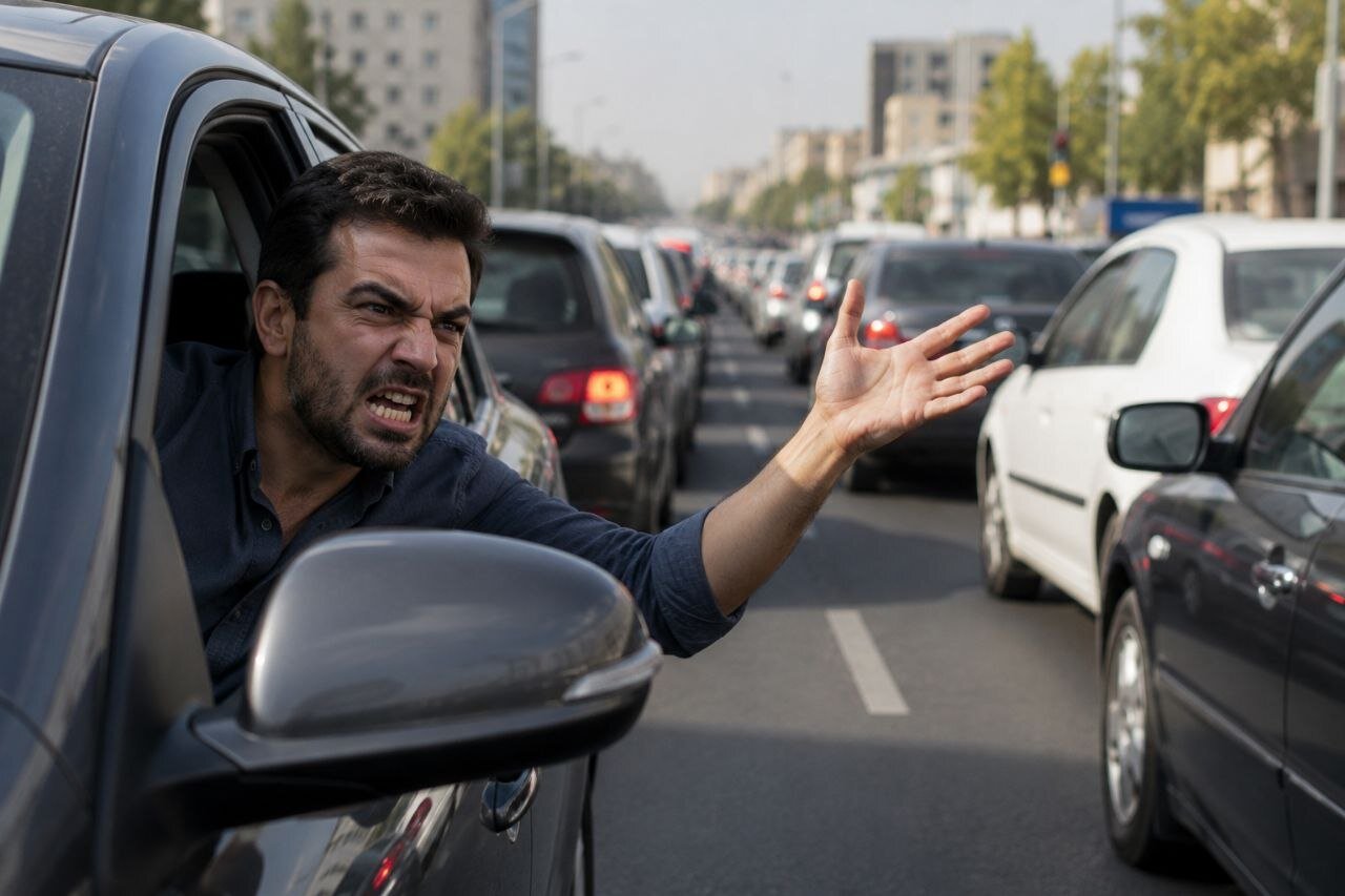 چرا یک بوق ساده در خیابان تبدیل به جنگ تنبهتن میشود؟