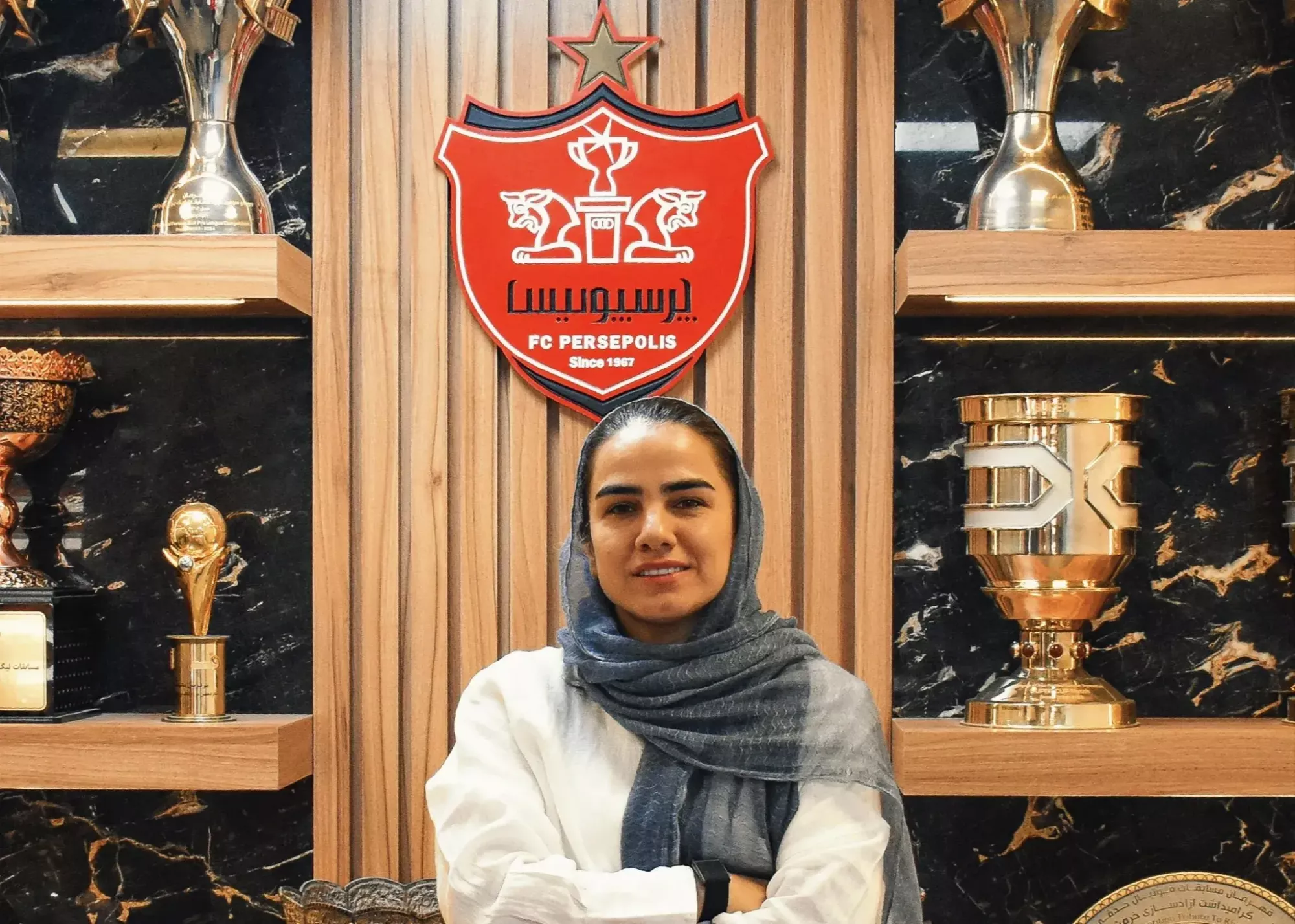 فرشته کریمی فوتبالیست شد؛/ بمب زنان پرسپولیس با صید قهرمان آسیا!