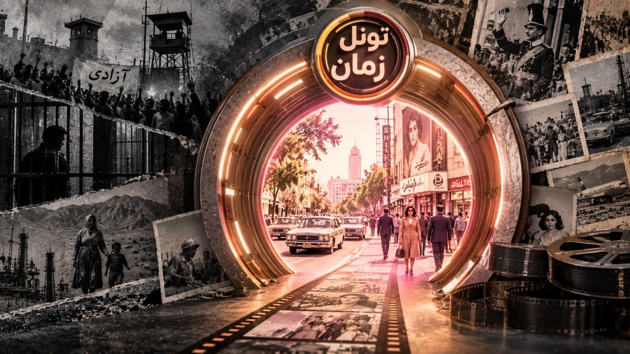 «تونل زمان» شبکه «من و تو»؛ از چاله «تاریخ سیاه» تا چاه «تاریخ صورتی»