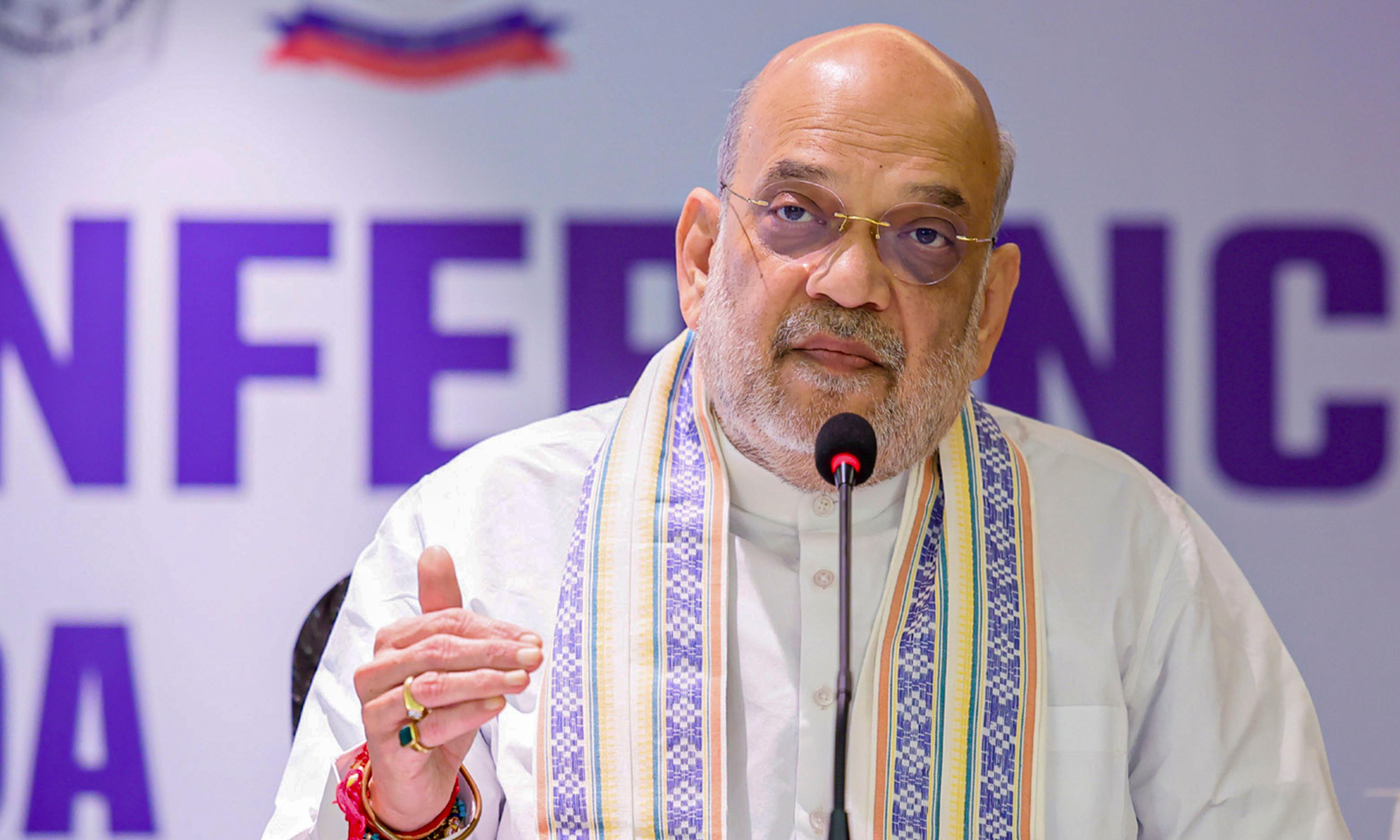 شاه مقر BJP جدید گوا را افتتاح کرد، رویدادی که به دلیل فروریختن ساختمان دهلی متوقف شد