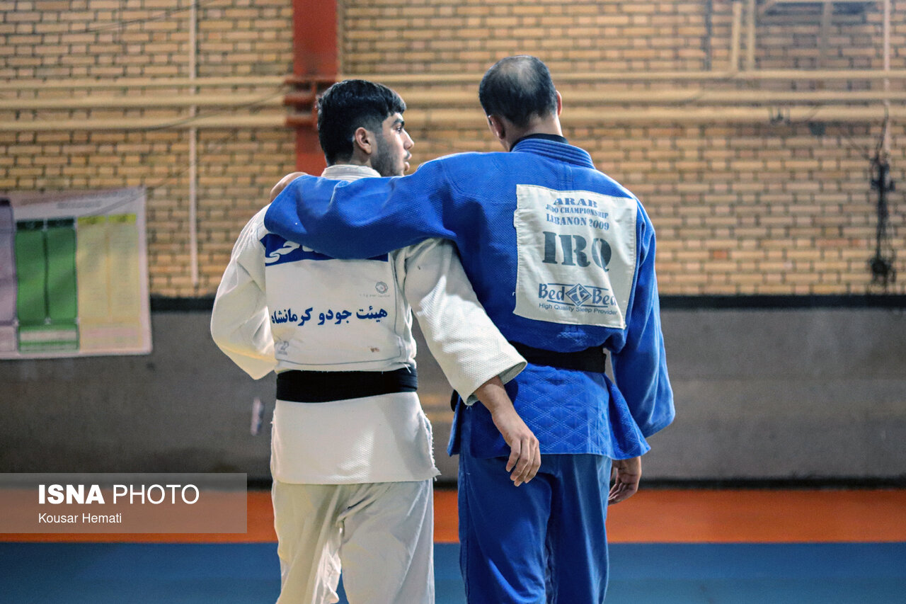 اردوی مشترک جودوکاران کرمانشاه و تیم منتخب کشور عراق