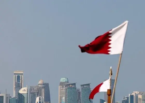 وقوع آتشسوزی در بندر قطر