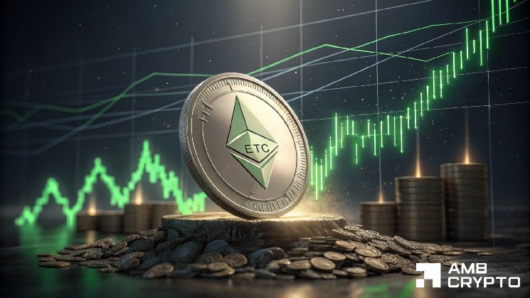 اتریوم کلاسیک با بازگشت چرخش آلتکوین بالا می‌آید – آینده ETC چیست؟