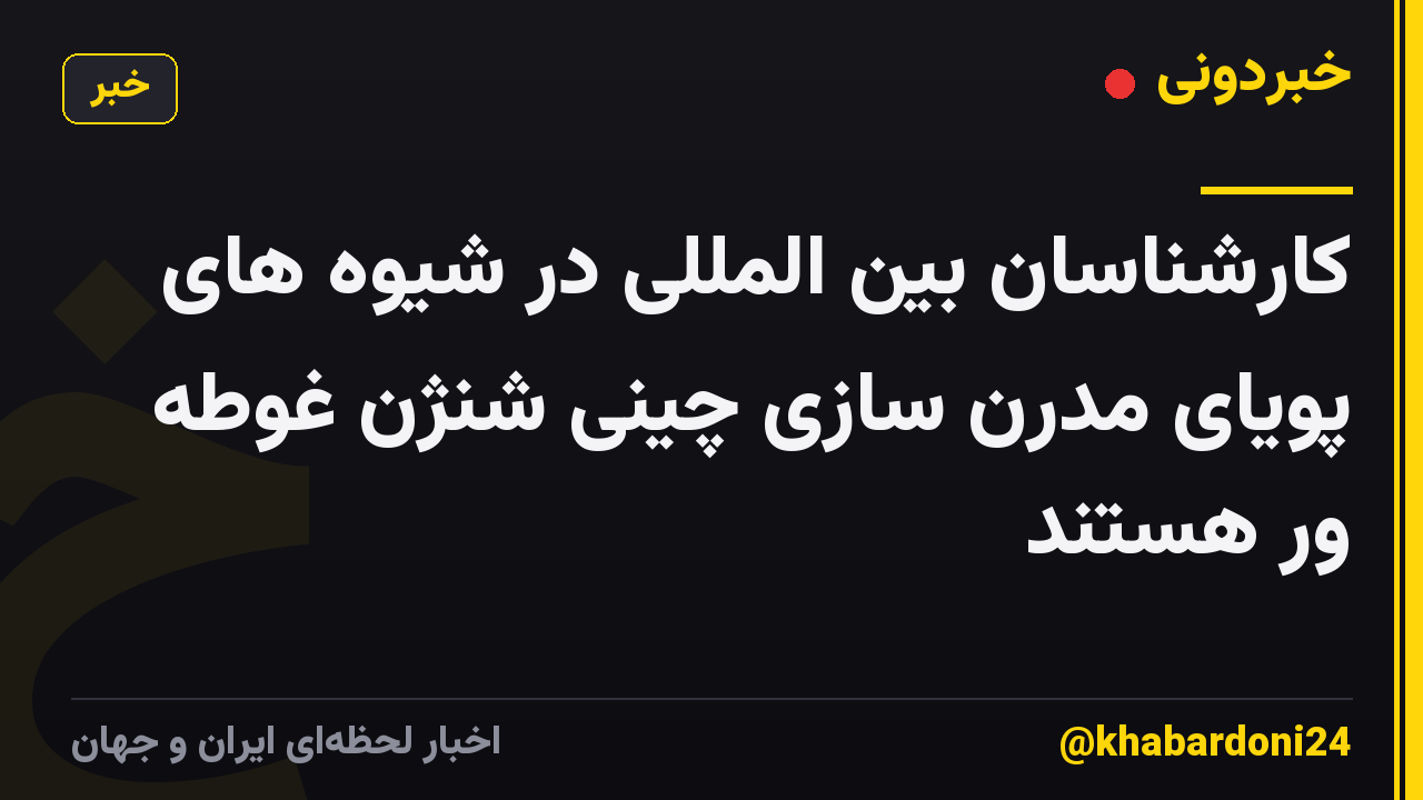 کارشناسان بین المللی در شیوه های پویای مدرن سازی چینی شنژن غوطه ور هستند