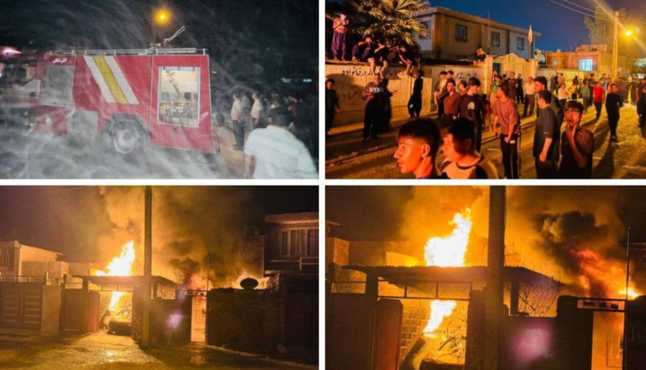 اتصالات برق موجب آتش‌سوزی یک واحد مسکونی در سرپل‌ذهاب شد
