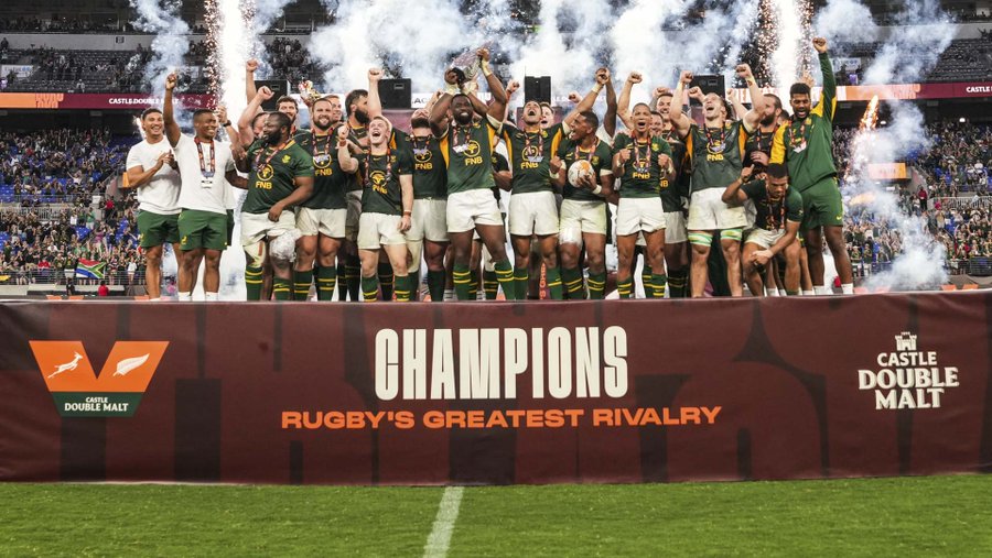 نمایشگاه راگبی ایالات متحده: سریال تاریخی Springboks Seal با پیروزی 43-28 بر همه سیاهپوستان پیروز شد