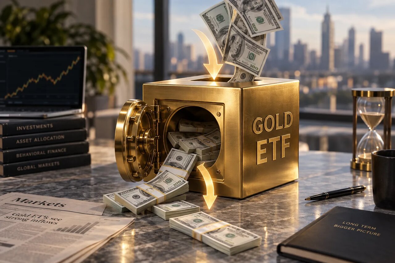 ورود و خروج پول از ETFهای طلا چه سیگنالی به سرمایهگذار میدهد؟