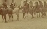 سفر زمان؛ گروهان سوارهنظام قاجاری در میدان توپخانه تهران؛ ۱۴۰ سال قبل