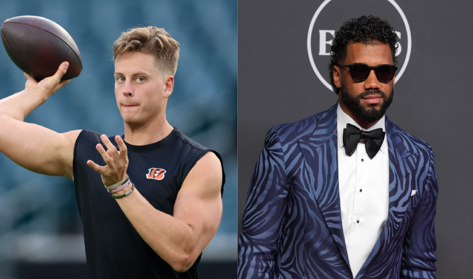 "Hot Take Merchant" "Making Things": طرفداران NFL از راسل ویلسون در مورد جسورانه جو بارو در اولین حضور در "GameDay" NFL به عنوان تحلیلگر دعوت می کنند
