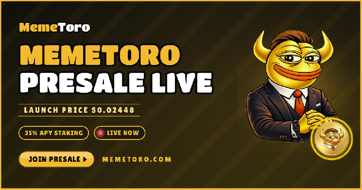 MemeToro Presale Stage 7 توضیح داد: قیمت MT $، اهداف مرحله و نحوه عملکرد بودجه با نرخ ثابت