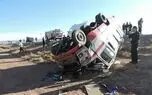 ماجرای واژگونی مینی‌بوس حامل دانش‌آموزان در همدان و مصدومیت ۲۱ نفر