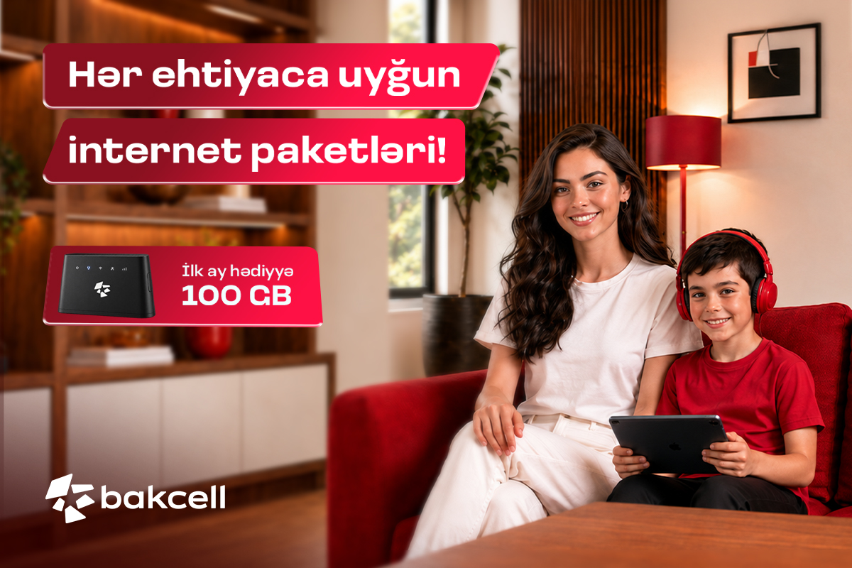 یک مودم Wi-Fi از Bakcell بخرید و اولین اشتراک خود را رایگان دریافت کنید