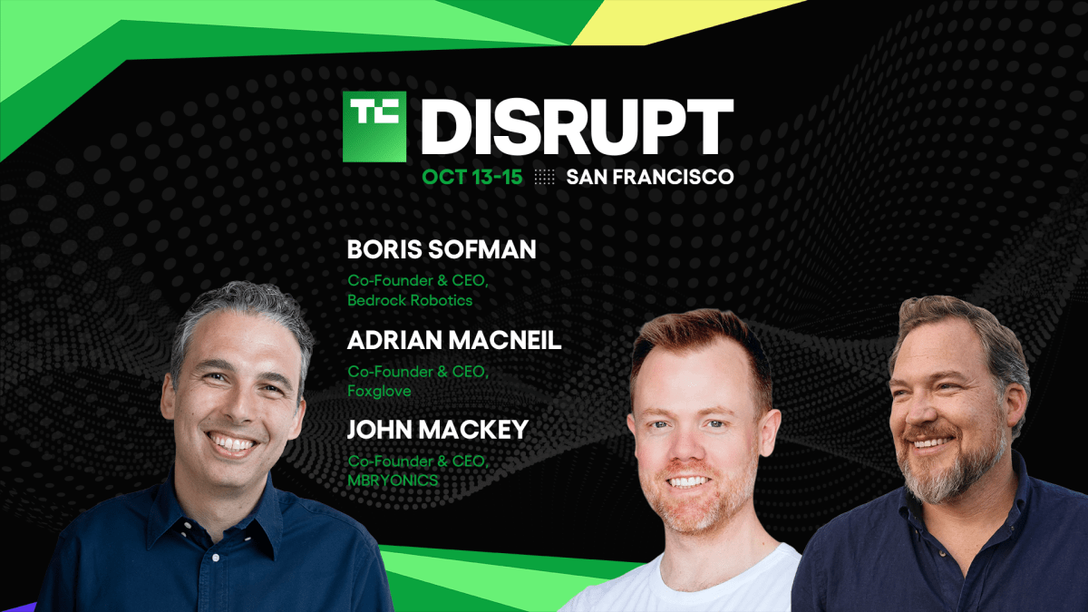 در TechCrunch Disrupt 2026 کشف کنید که چگونه استارتاپ خود را از نمونه اولیه به تولید تبدیل کنید.