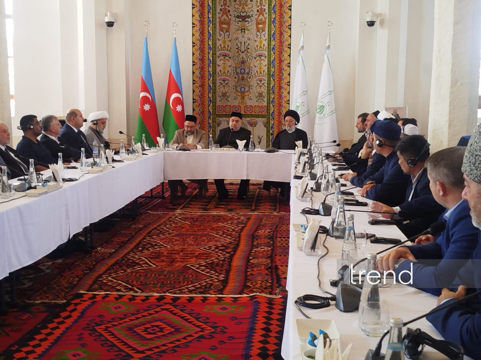 بازدید روسای هیئتهای مذهبی مسلمانان OTS از آقدم آذربایجان (عکس)