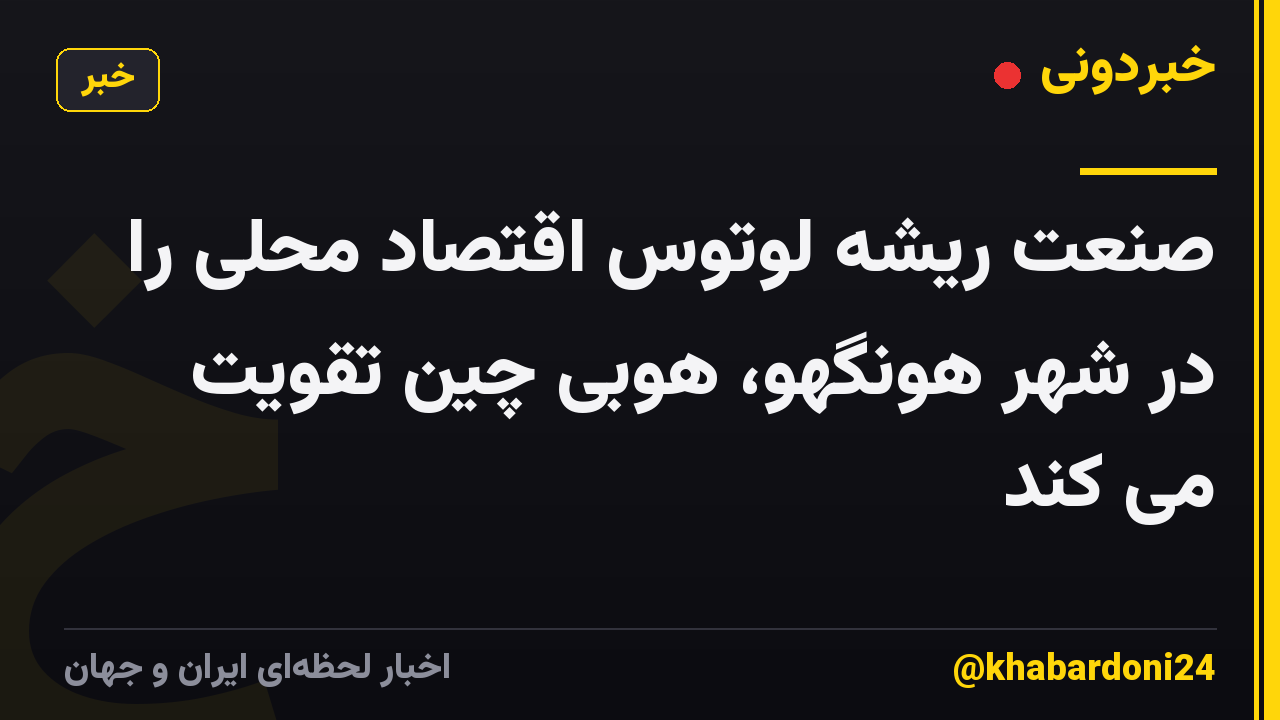 صنعت ریشه لوتوس اقتصاد محلی را در شهر هونگهو، هوبی چین تقویت می کند