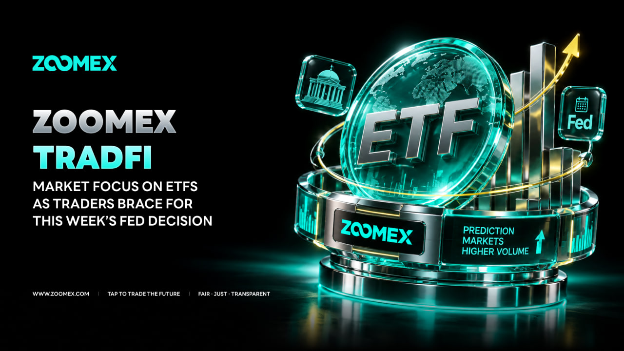 Zoomex روندهای کلیدی بازار ETF را پیش از تصمیم فدرال رزرو این هفته برجسته می کند