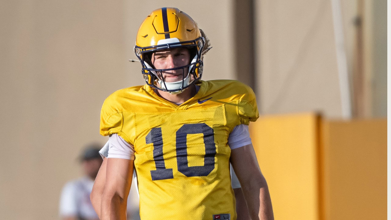LSU QB Sam Levitt قبل از Ole Miss به تمرین بازگشت