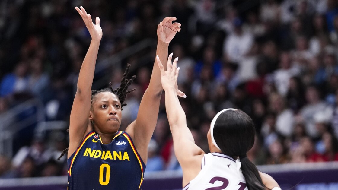 کلسی میچل رکورد WNBA را برای بیشترین امتیاز کسب شده در یک فصل در ویدیوی Fever تماشا کنید