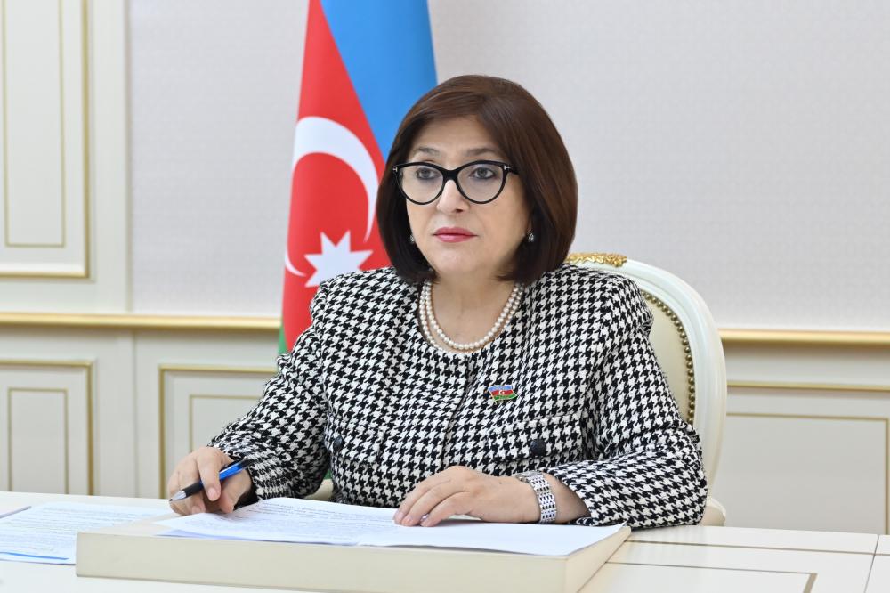 سخنران آذربایجان در نشست IPU بر نقش هوش مصنوعی در آموزش تاکید کرد (عکس)