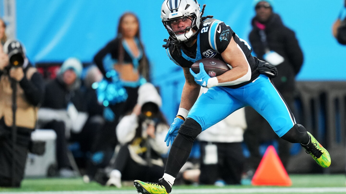 Panthers RB Jonathon Brooks به جراحی نیاز دارد، حداقل شش هفته