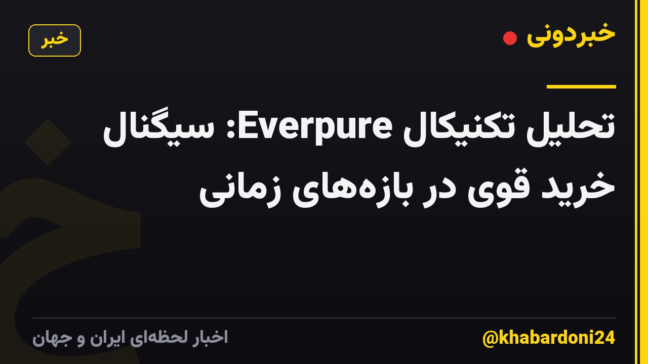 تحلیل تکنیکال Everpure: سیگنال خرید قوی در بازههای زمانی