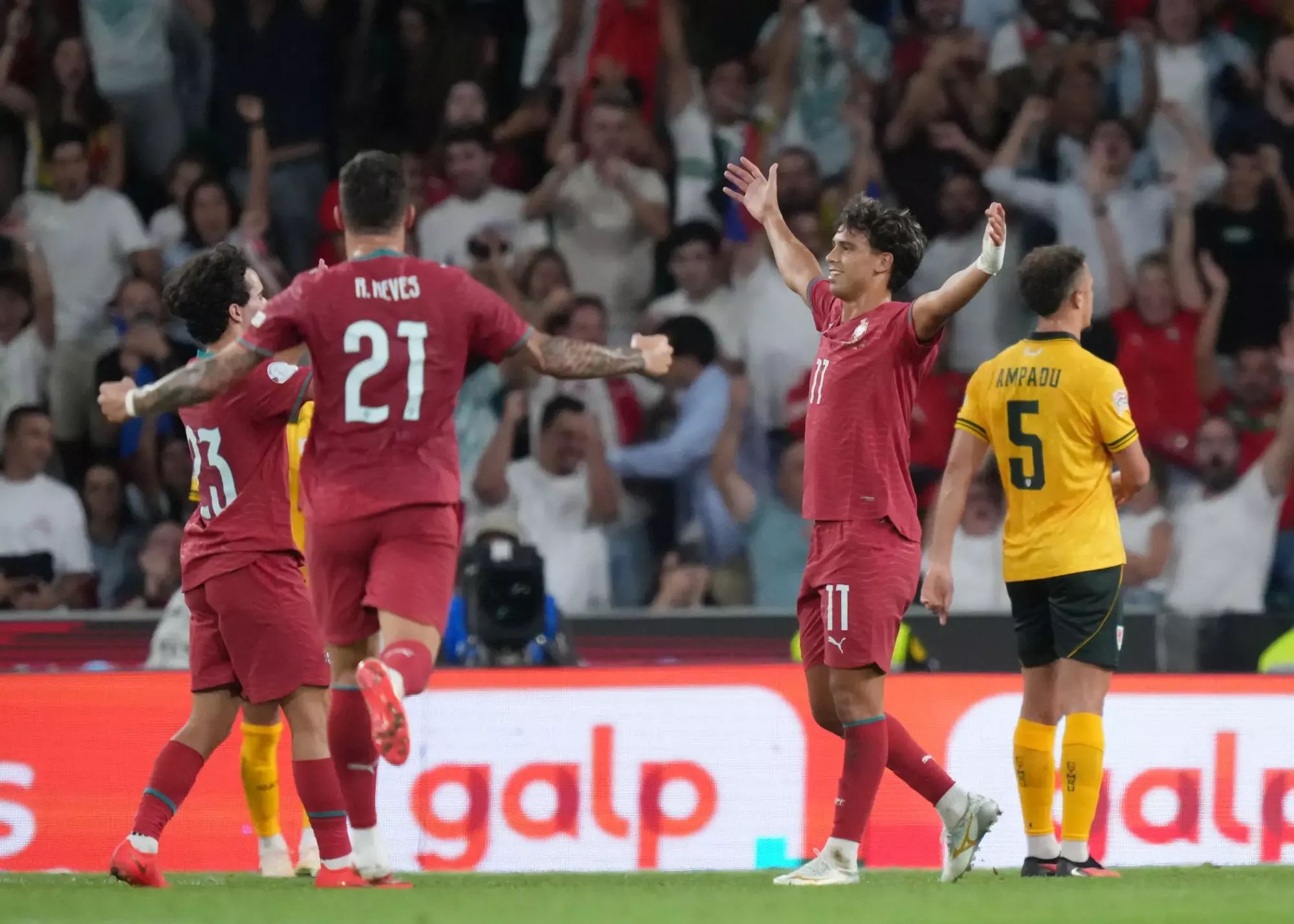 شلیک سه امتیازی پسر طلایی پرتغالیها/ پرتغال 1-0 ولز | حسرت گلزنی سی آر سون