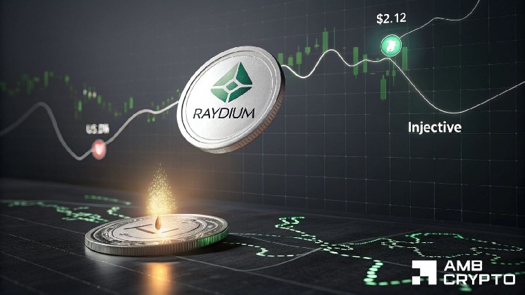 Raydium تاریخ ساز شد و در رونق توکن سازی Solana به 2.12 دلار ATH رسید