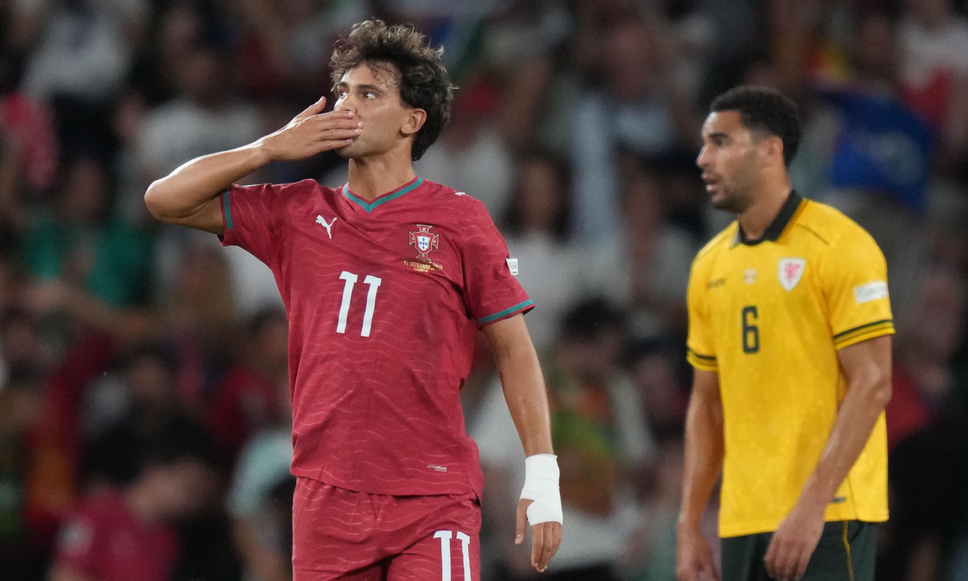 لیگ ملتها: فیلیکس در حالی که رونالدو اشتباه میکند، پرتغال را 1-0 بر ولز برد