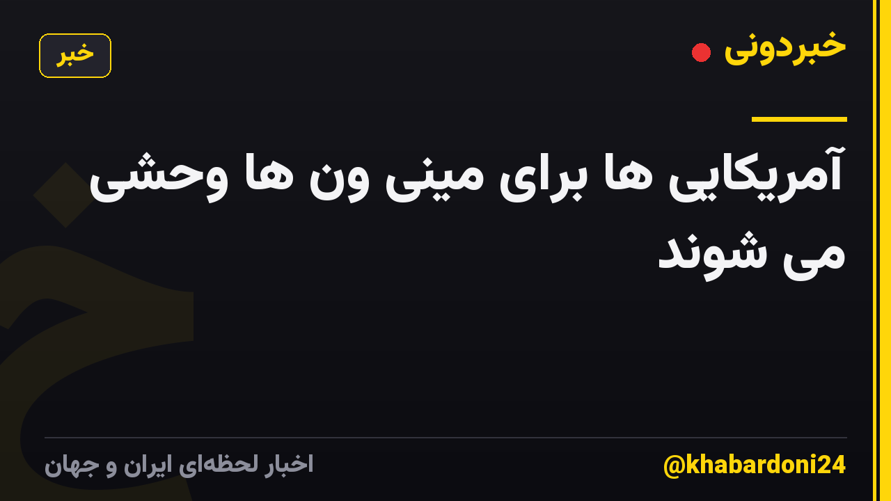 آمریکایی ها برای مینی ون ها وحشی می شوند
