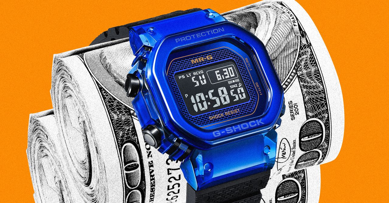 G-Shock کریستالی کاسیو گرانترین محصول ساخته شده است