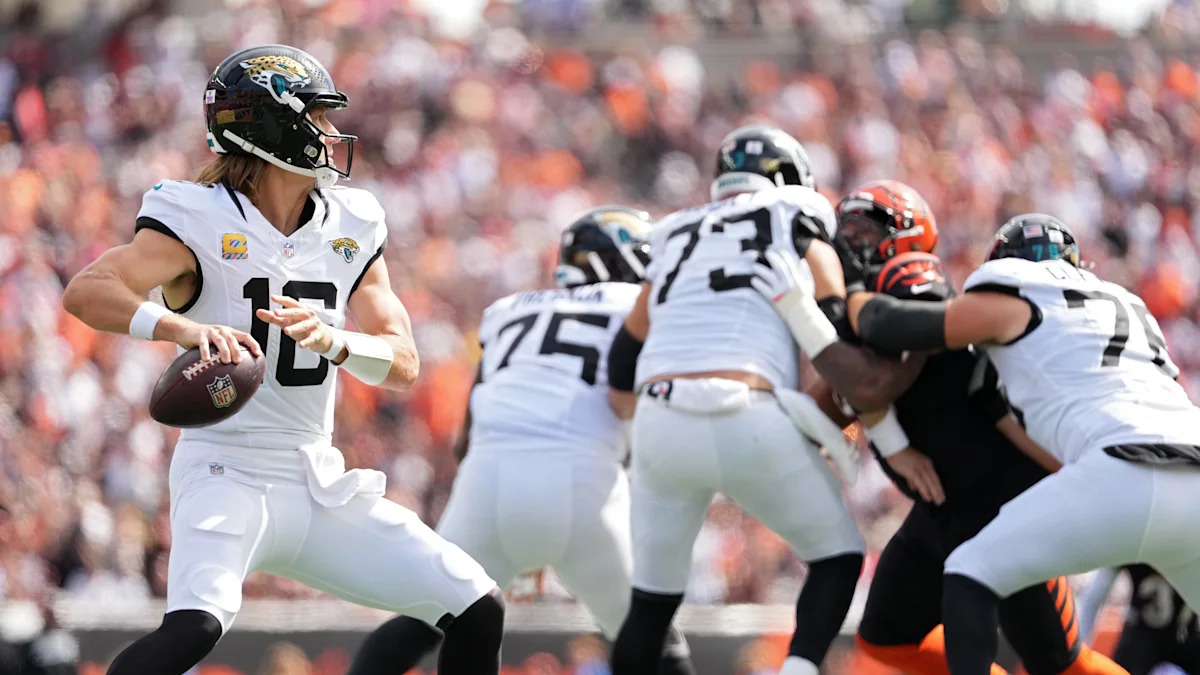 به‌روزرسانی‌های زنده Eagles vs Jaguars، غیرفعال، مکان تماشا: ترور لارنس هشتمین لندن را با Jags شروع می‌کند.